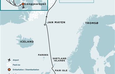 19 Days Extensive Arctic Ocean - North Spitsbergen Explorer (m/v Ortelius)