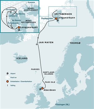 Trasa plavby Oceanwide Expedition OW-OTL02C27