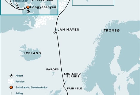 17 Days Extensive Arctic Ocean - North Spitsbergen Explorer (m/v Ortelius)