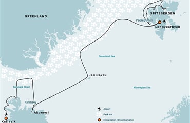 22 Days Extensive Arctic Ocean – Northwest Iceland - Spitsbergen Explorer (m/v Plancius)