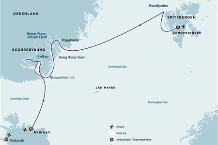 Spitsbergen, Northeast Greenland & Scoresby Sund, Including Long Hikes (m/v Ortelius)