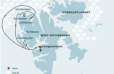 North Spitsbergen Explorer - Into the Pack Ice - Polar Bear Special - Summer Solstice (m/v Ortelius)