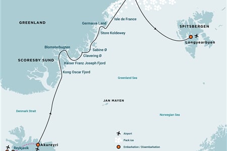 Northeast Greenland Extreme - Aurora Borealis & Long Hikes (m/v Ortelius)