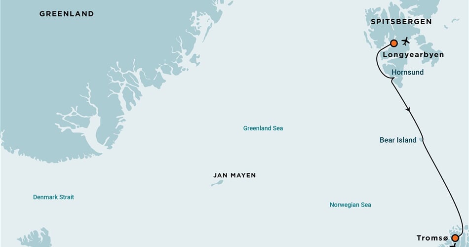 Trasa plavby Oceanwide Expedition OW-HDS15-27