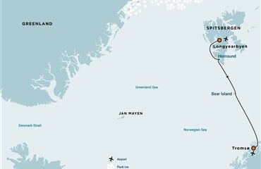 South Spitsbergen, Bear Island & Mainland Norway - Aurora Borealis (m/v Ortelius)