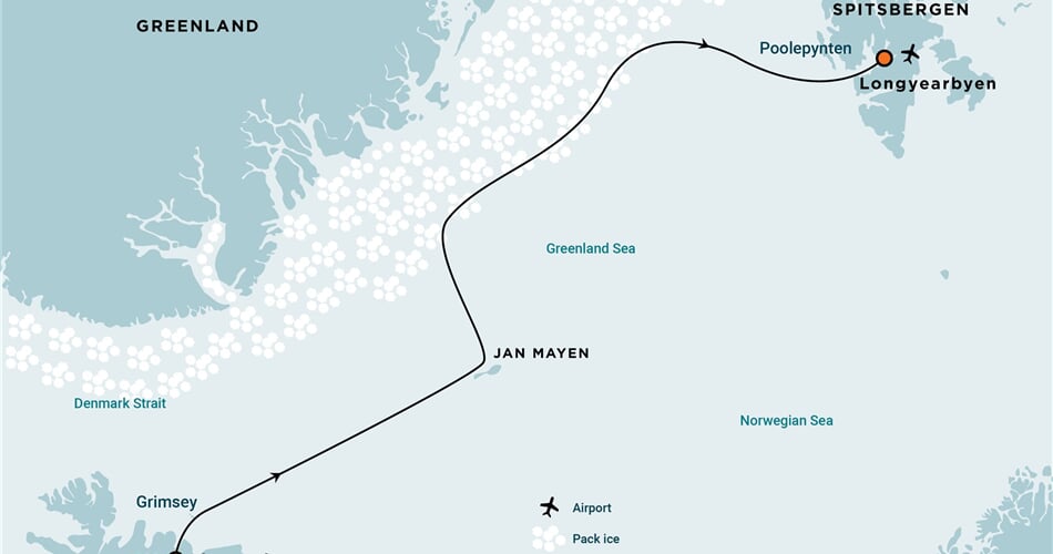 Trasa plavby Oceanwide Expedition OW-PLA03-27