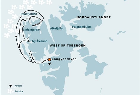 North Spitsbergen Basecamp - Free kayaking, Hiking, Photo Workshop (m/v Ortelius)