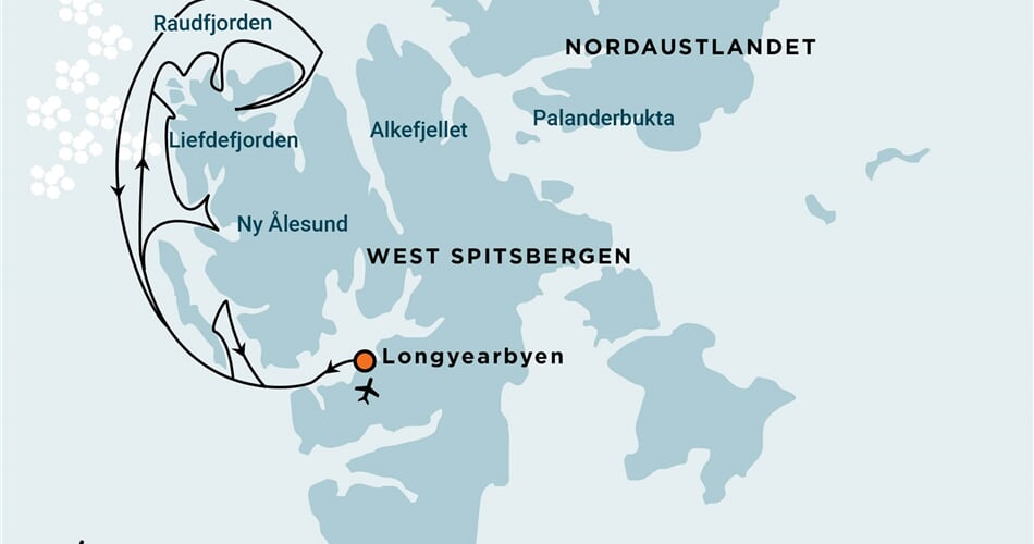 Trasa plavby Oceanwide Expedition OW-OTL05-27