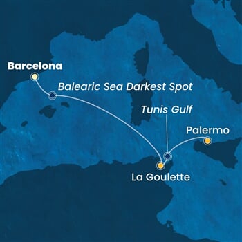 Trasa plavby CSM-BCN03A4J