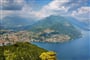 Výhled ze San Salvatore na Lugano - poznávací zájezdy do hor