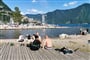 Koupání u jezera Lugano - poznávací zájezdy do Itálie