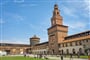Pevnost Sforzesco v Miláně - poznávací zájezdy do Itálie