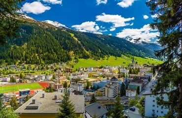 Davos - Cyklistika v horách okolo Davosu