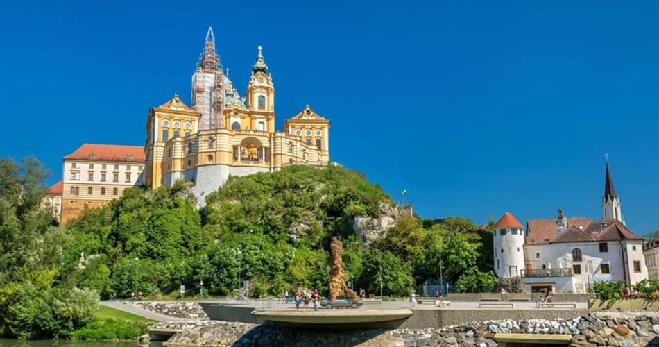 Klášter v Melku - cestování po Rakousku