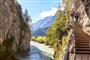 Soutěska Aareschlucht - procházka soutěskou