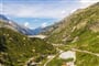 Přehrada pod sedlem Grimsel Pass - zájezdy do Švýcarska