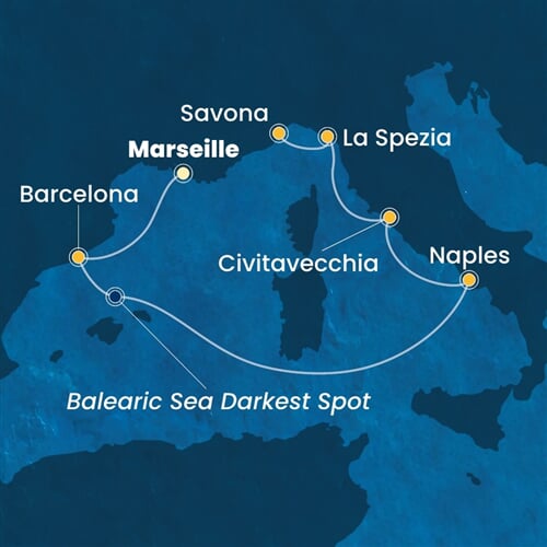 Trasa plavby CTO-MRS06A39