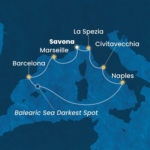 Trasa plavby CTO-SVN07A8W