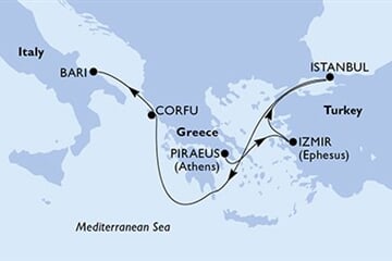MSC ORCHESTRA - Görögország, Törökország, Olaszország (a Pireusz-ből)