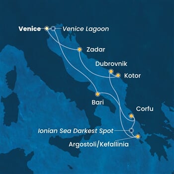 Trasa plavby CDE-PMA07A2T