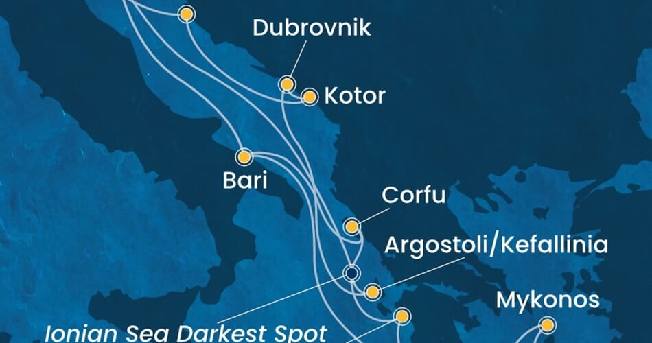 Trasa plavby CDE-PMA14A3I