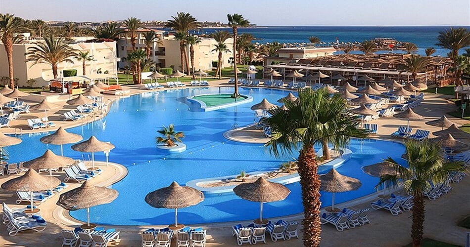 Hotel Jaz Palmariva Beach: fotografie vybavení exteriérů a interiérů ubytování.