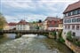 Centrum města Bamberg - cestování po Německu