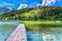 Jezero Erlaufsee v Rakousku - pohodová turistika v rakouských Alp