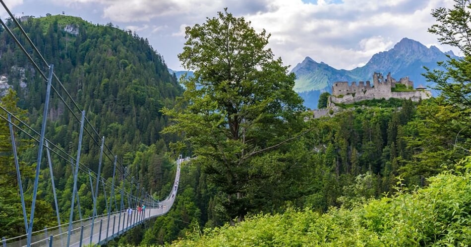 Most Highline 179 a hrad Ehrenberg