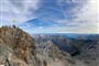 Vrchol Zugspitze - cestování po Německu