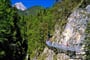 Stezka soutěskou Leutaschklamm - poznávací zájezdy do Alp