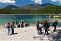 Jezero Eibsee - cestování po Německu
