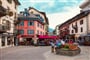 Centrum města Chamonix - cestování po Francii