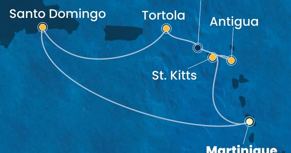 Trasa plavby CFA-FDF06A08