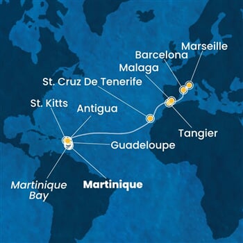 Trasa plavby CFA-FDF16A07