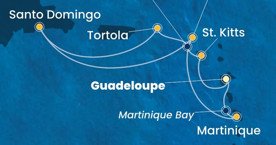 Trasa plavby CFA-PTP07A2B