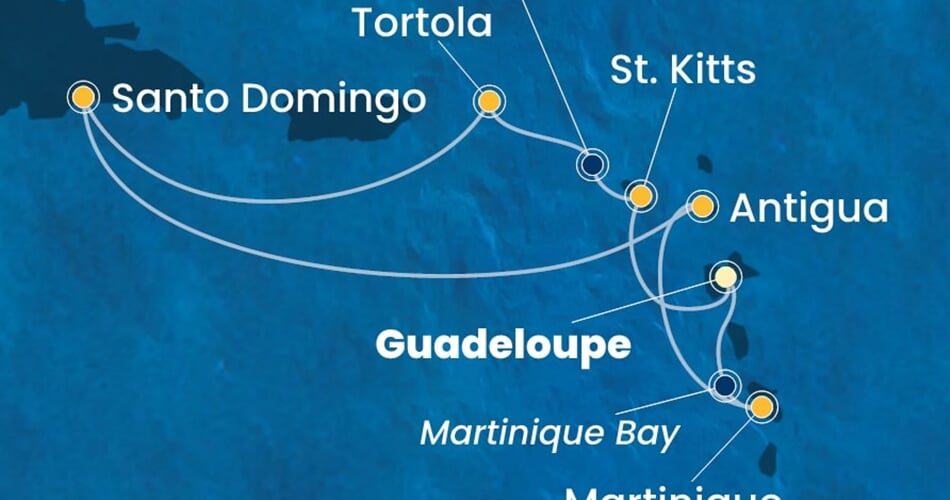 Trasa plavby CFA-PTP07A2C