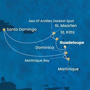 Trasa plavby CFA-PTP07A2D