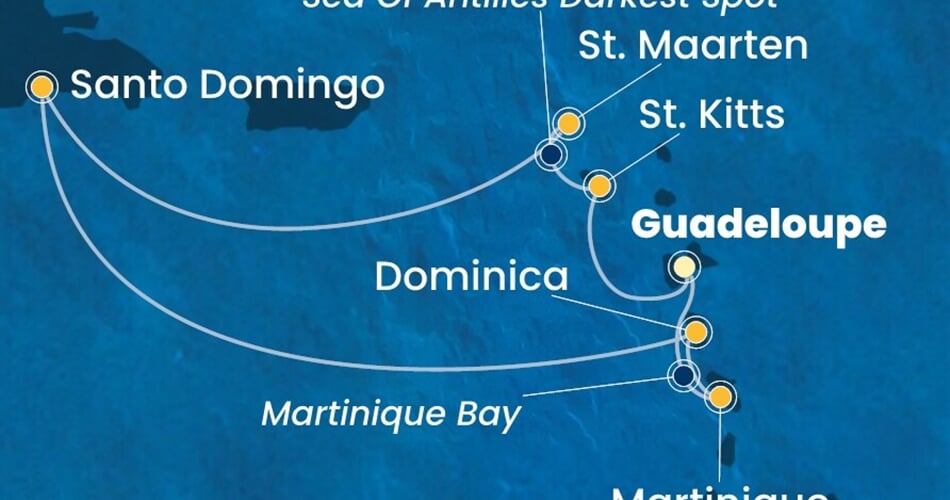 Trasa plavby CFA-PTP07A2D