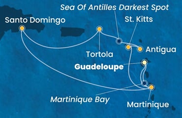 Costa Favolosa - Nizozemské Antily, Panenské o. (britské), Dominikán.rep. (Pointe-a-Pitre)