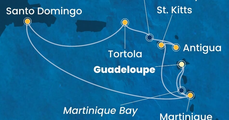 Trasa plavby CFA-PTP08A04