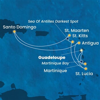 Trasa plavby CFA-PTP08A05
