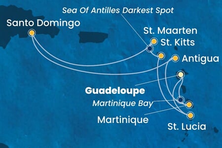 Costa Favolosa - Nizozemské Antily, Dominikán.rep. (Pointe-a-Pitre)