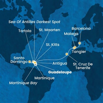 Trasa plavby CFA-PTP21A0F