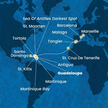 Trasa plavby CFA-PTP22A0C