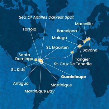 Trasa plavby CFA-PTP23A0E