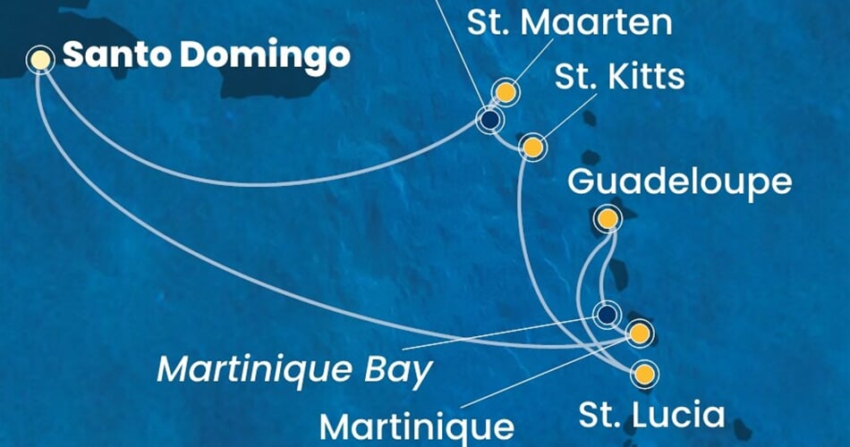 Trasa plavby CFA-SDQ07A13