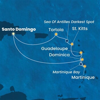 Trasa plavby CFA-SDQ07A18