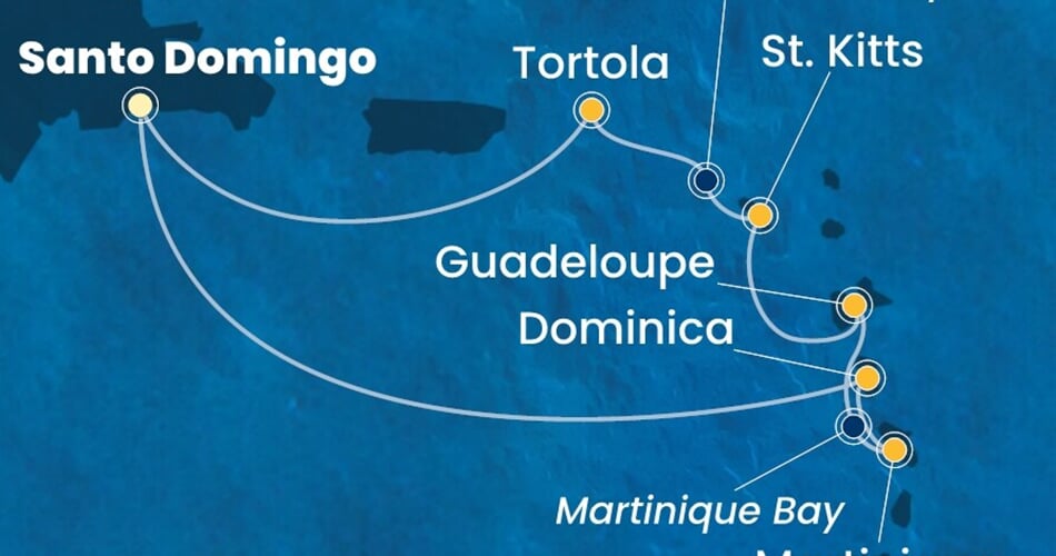 Trasa plavby CFA-SDQ07A18