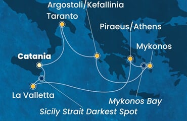 Costa Fascinosa - Itálie, Řecko, Malta (Catania)